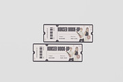 TICKET MOCKUP, a Branding & Logo Template by kebunmockup (Thumbnail 2 of 5)