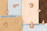 Christmas bakery collection. Vector, a Food Illustration by VaraNa Art (Thumbnail 18 of 20)