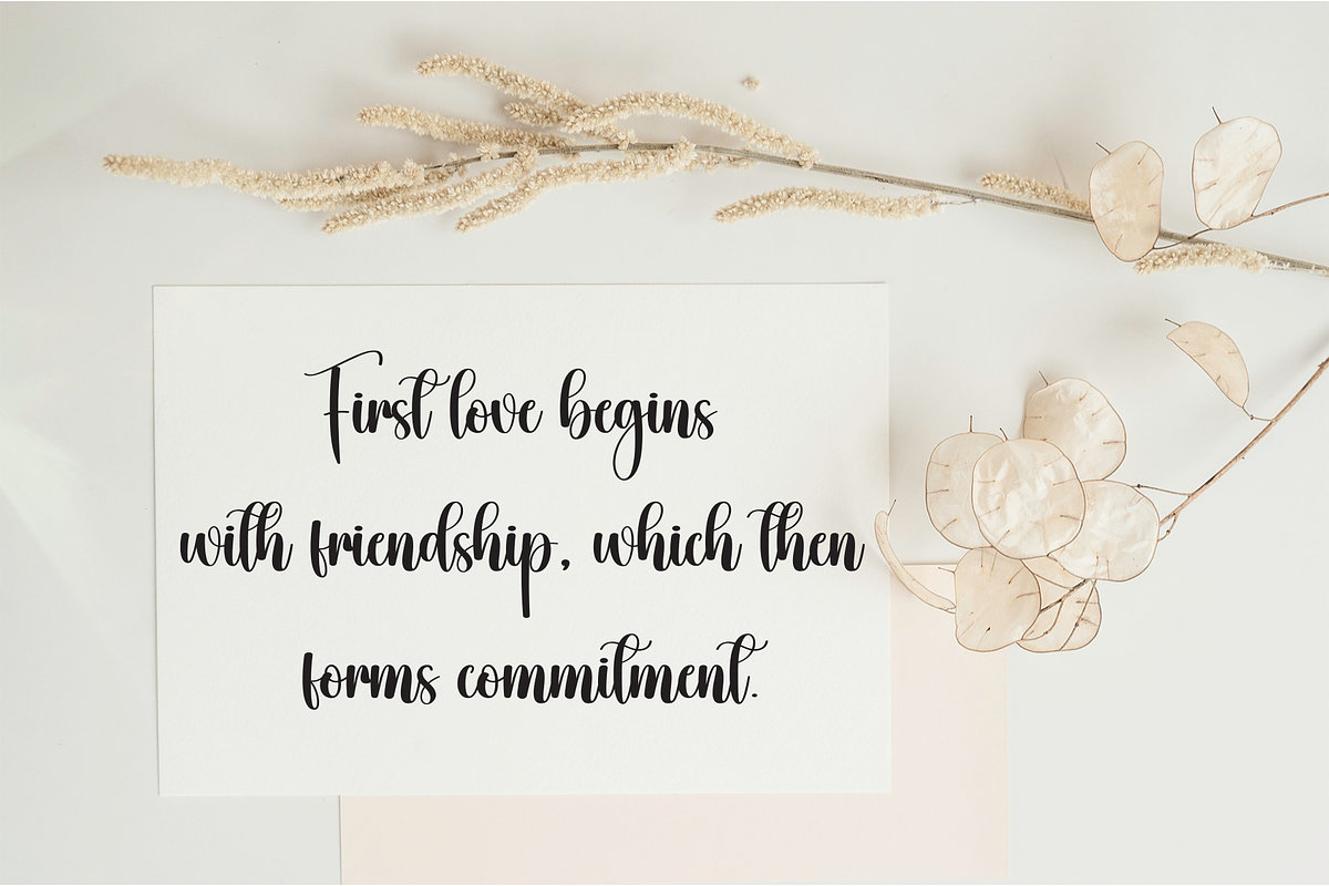 Maybie | Script Font, a Handwritten Font by Scratchones (Photo 5 of 9)