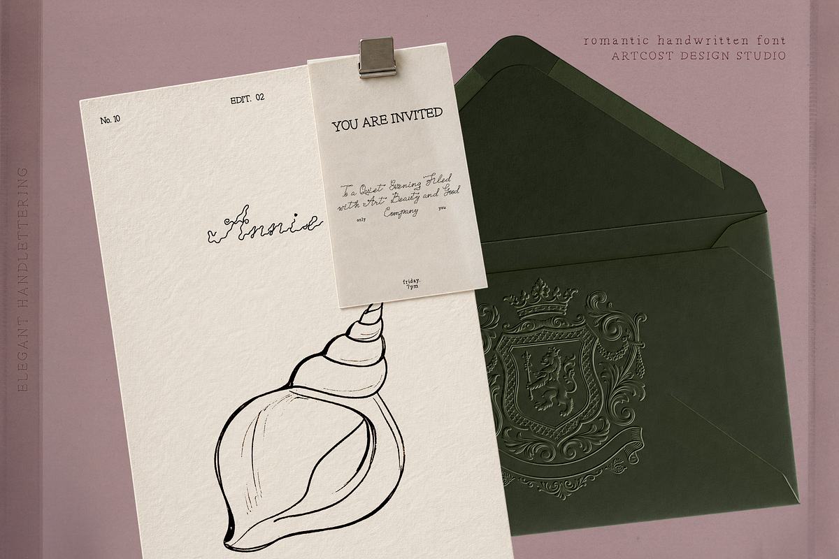 Soffio — Elegant Font Family, a Handwritten Font by nadispasibenko (Photo 2 of 9)