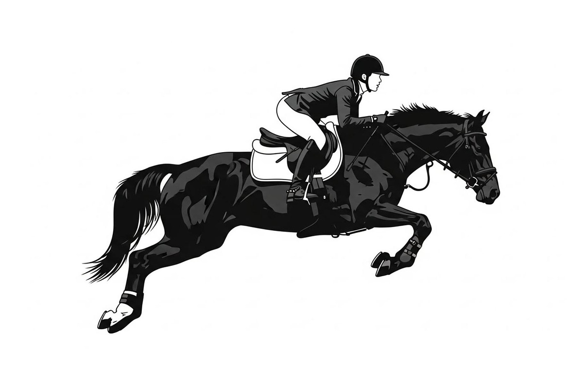 Black Horse Silhouette Bundle, an Illustration by jahid234 (Photo 26 of 31)