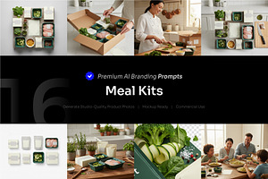Meal Kits AI Prompt, a Food & Drink Photo by cidcud_graphic