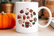 Autumn Drinks Clipart – 40 Cozy PNG, a Seasonal Illustration by Whimsy Brush Studio (Thumbnail 5 of 9)