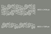 Lace seamless ribbons, cliparts., a Pattern Graphic by Ajuga (Thumbnail 11 of 12)