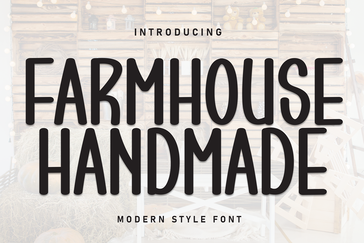 Farmhouse Handmade | Script Font, a Script Font by Scratchones (Photo 1 of 8)