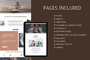 Social Media Wix Website Template, a Wix Template by Deepa Template Studio (Thumbnail 7 of 16)