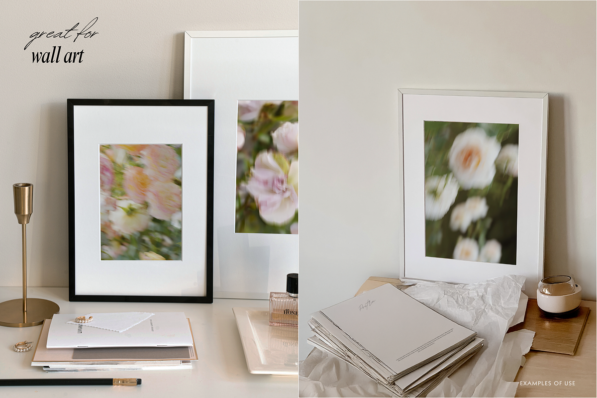 Delicate Blurry Floral Backgrounds, a Background Graphic by eclosque (Photo 24 of 31)