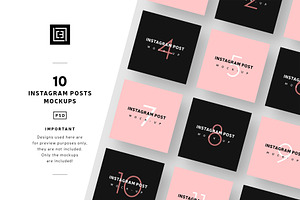 Instagram Post Mockups
