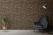 flower vintage sketch, a Pattern Graphic by AAN Seamless Shop (Thumbnail 2 of 3)