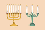 Candles in vintage candlesticks set, an Object Illustration by Good Studio (Thumbnail 7 of 11)