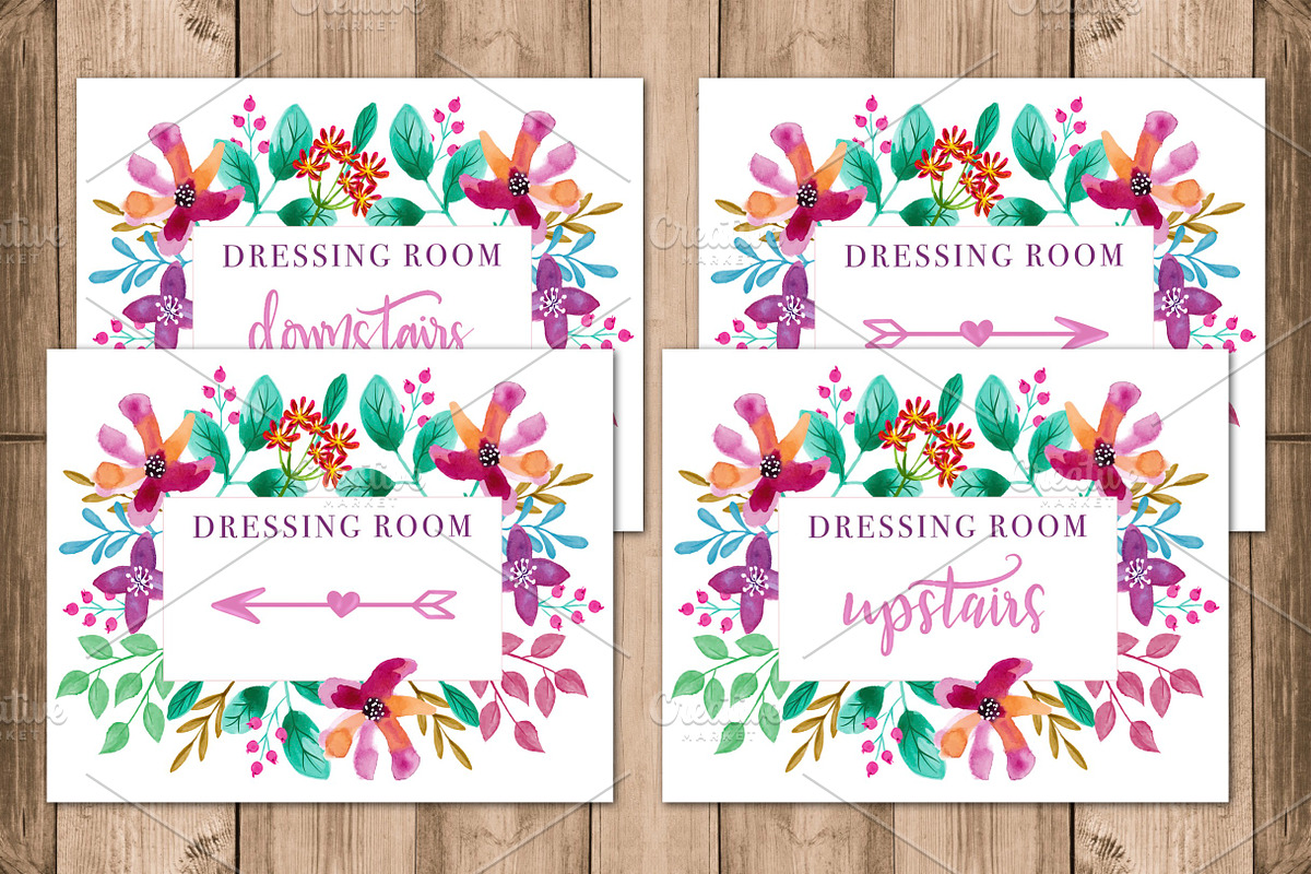 Dressing Room Signs, a Stationery Template by Genesis Printables (Photo 2 of 2)