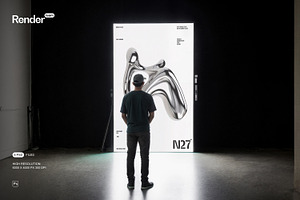 Outdoor Lightbox Mockup Set