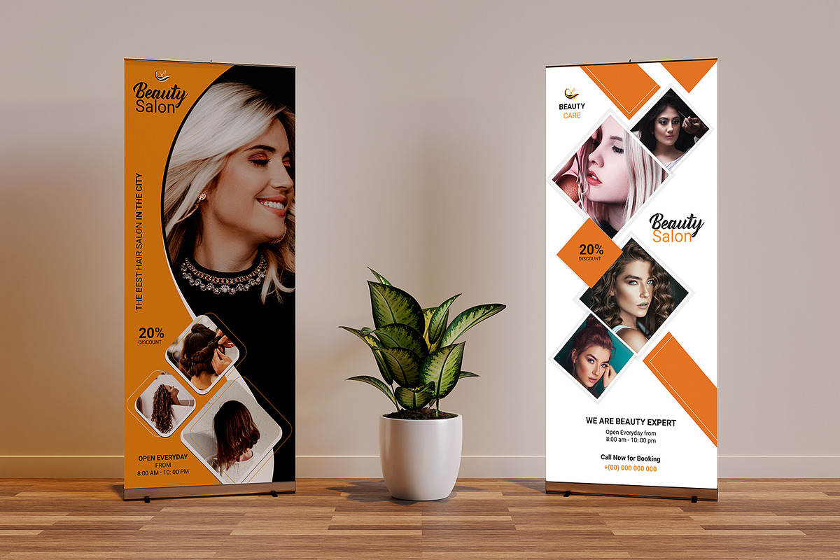 Beauty Salon Roll Up Banner preview 2