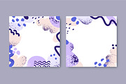 Trendy abstract frame background set, a Decorative Illustration by Good Studio (Thumbnail 4 of 8)