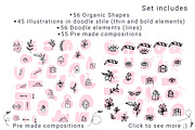 55 logo templates!LOGO PACK + bonus, a Branding & Logo Template by Ja Polina ArtShop (Thumbnail 4 of 12)