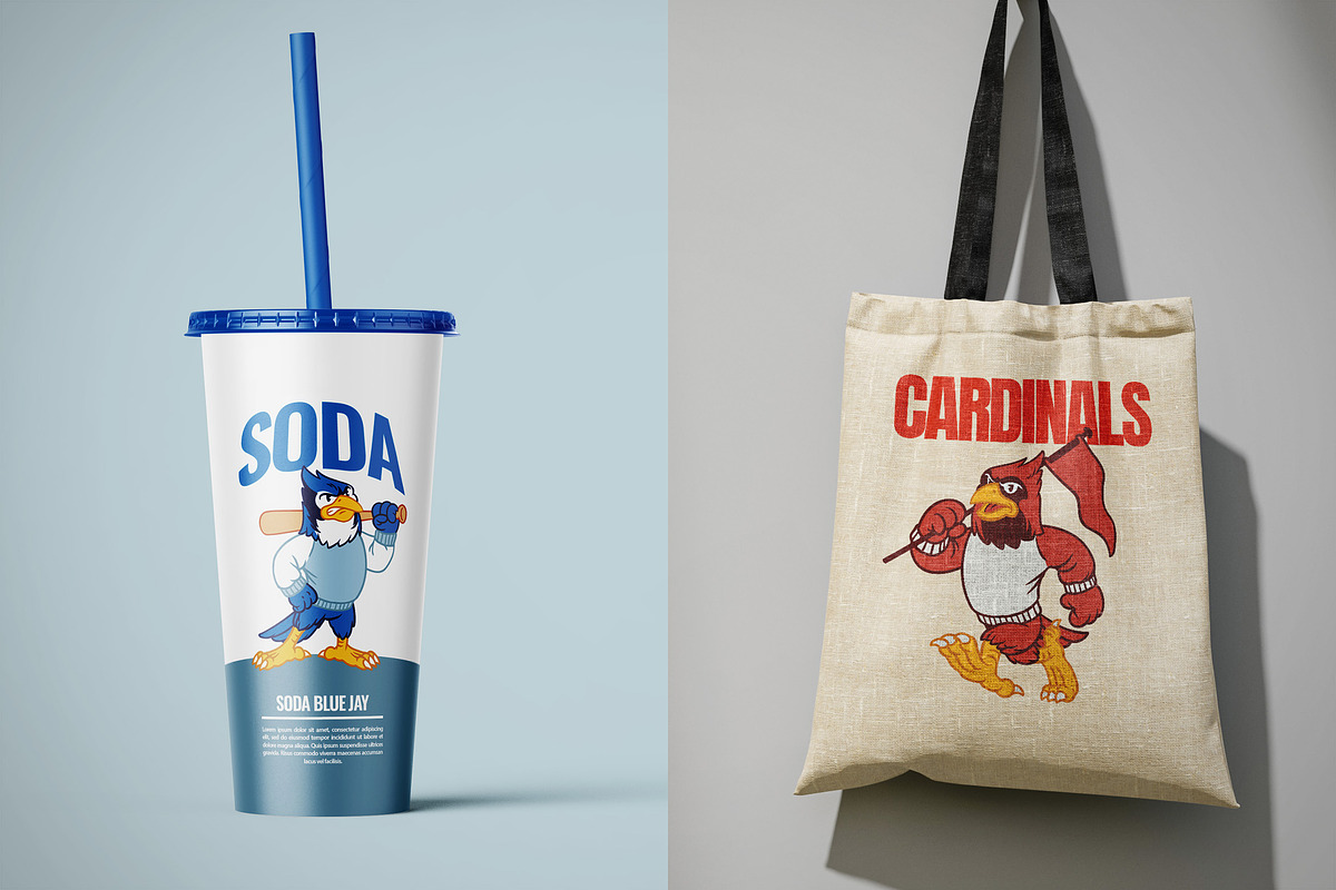Retro Sports Animal Mascot Vol 2, an Animal Illustration by bazzier_graphik (Photo 7 of 7)