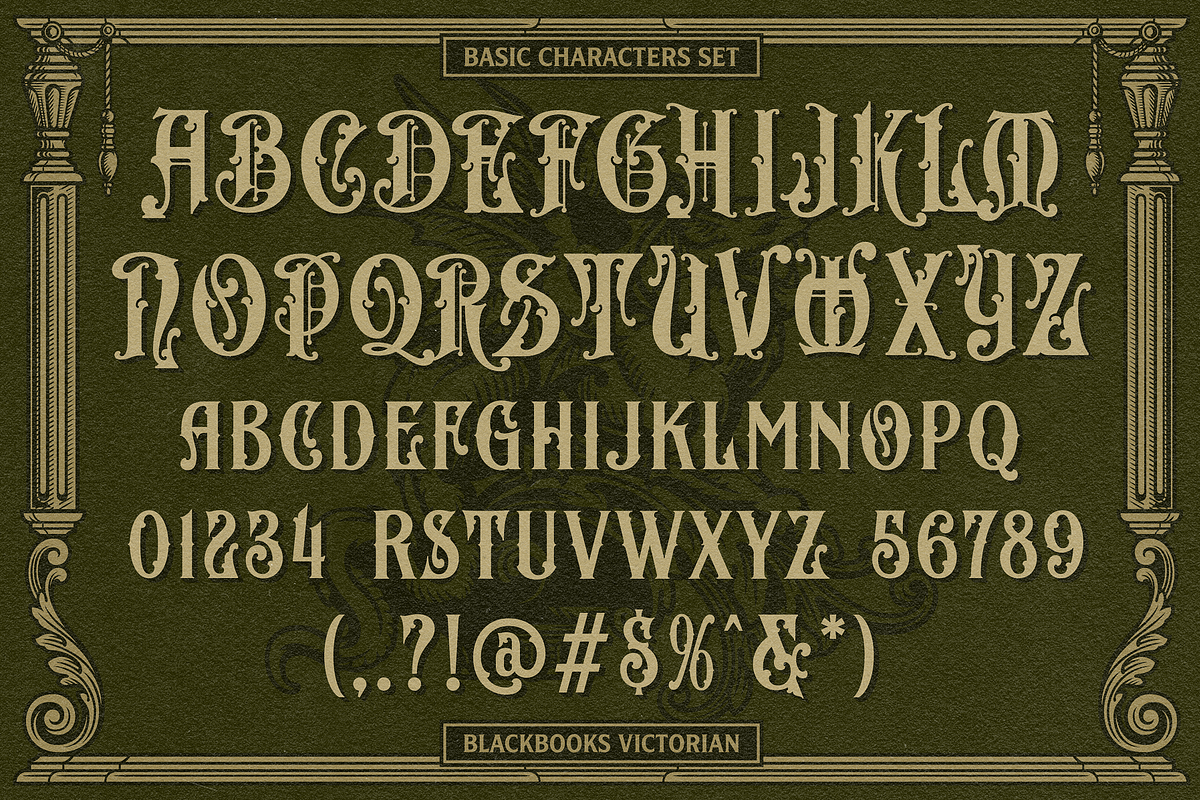 NS Blackbooks Vintage Font, a Font by Novisouldado (Photo 2 of 9)