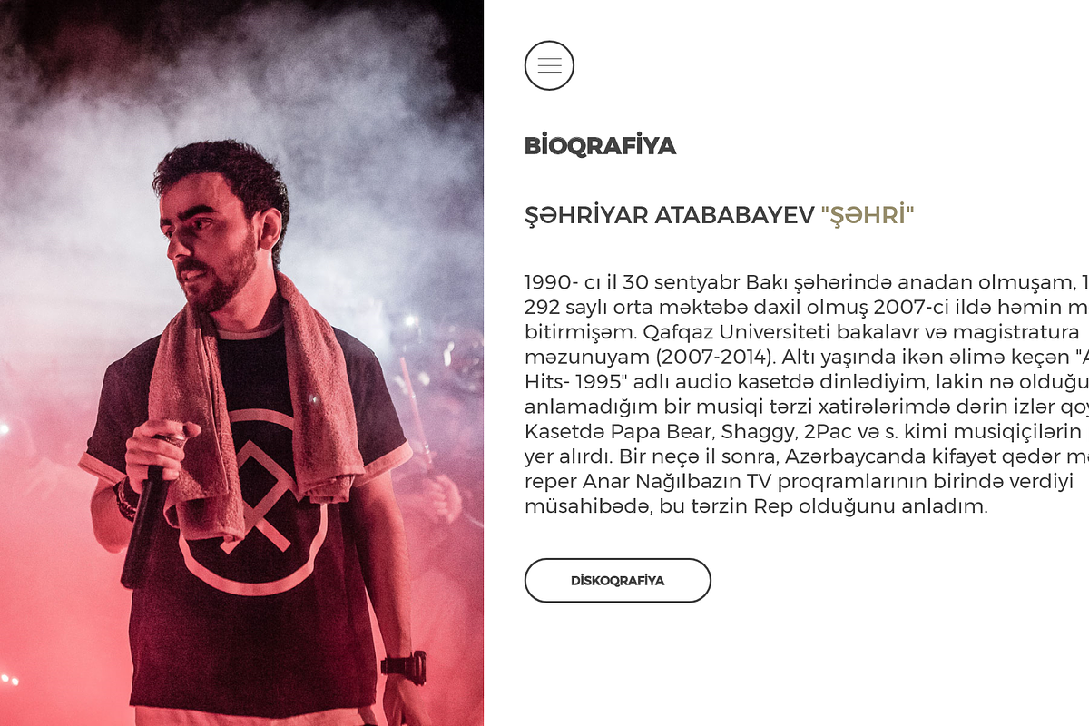 Barhome - One Page Singer Portfolio, a Bootstrap Template by Codrop Agency (Photo 2 of 5)