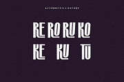 Koxturuk - Tall & Condensed Font, a Sans Serif Font by QR Design Studio (Thumbnail 5 of 7)