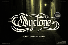 Syclone | Blackletter Typeface