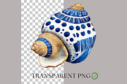 Sea Toile Clipart and Patterns, a Decorative Illustration by Nicole Branger Art (Thumbnail 3 of 28)