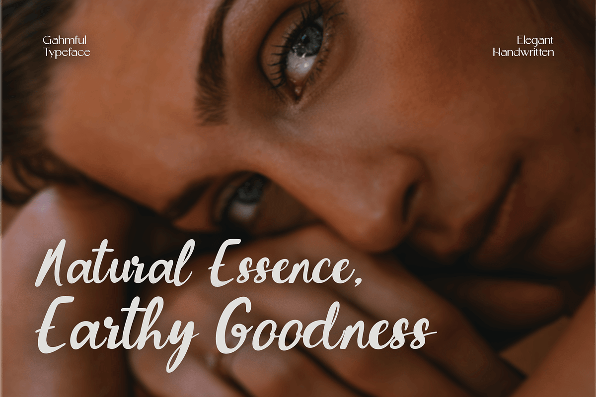 CF Gahmful - Elegant Handwritten, a Handwritten Font by Indotype Foundry (Photo 5 of 10)