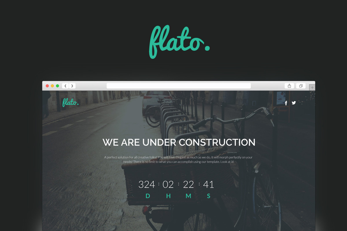 Flato - Coming Soon HTML, a HTML Template by Reza Space