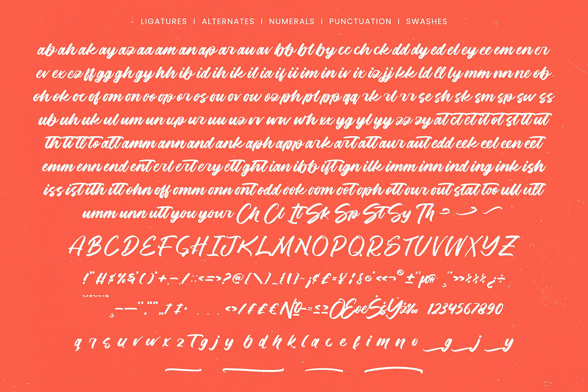 Balista Modern Brush Font, a Script Font by Letterena Studios Script (Photo 14 of 15)