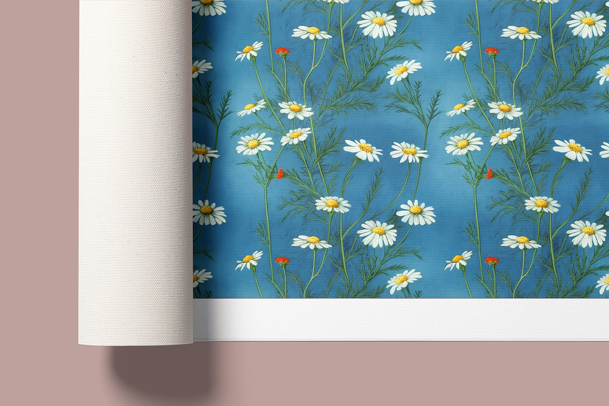 Daisies Patterns Bundle, a Pattern Graphic by Ninterints