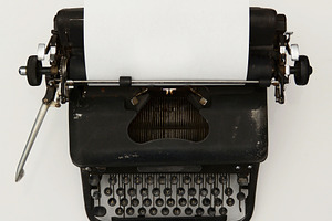Typewriter- Blank Page