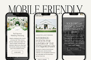 Showit Template for Wedding Planners, a Websites & App Template by Lennox Creative Co. (Thumbnail 4 of 5)