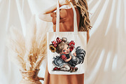21 PNG Country Cute Girl Clipart, an Illustration by Libby Wishes (Thumbnail 7 of 7)