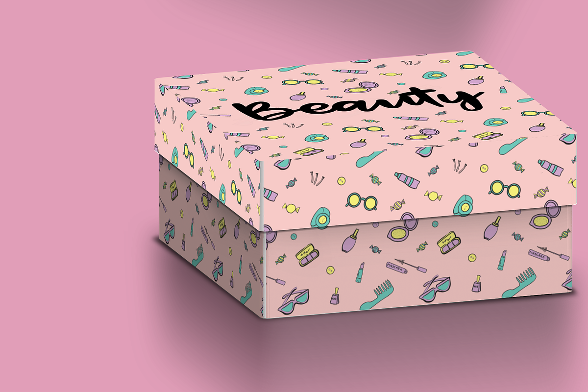 Beauty doodles pattern, a Pattern Graphic by Margarita I (Photo 2 of 5)