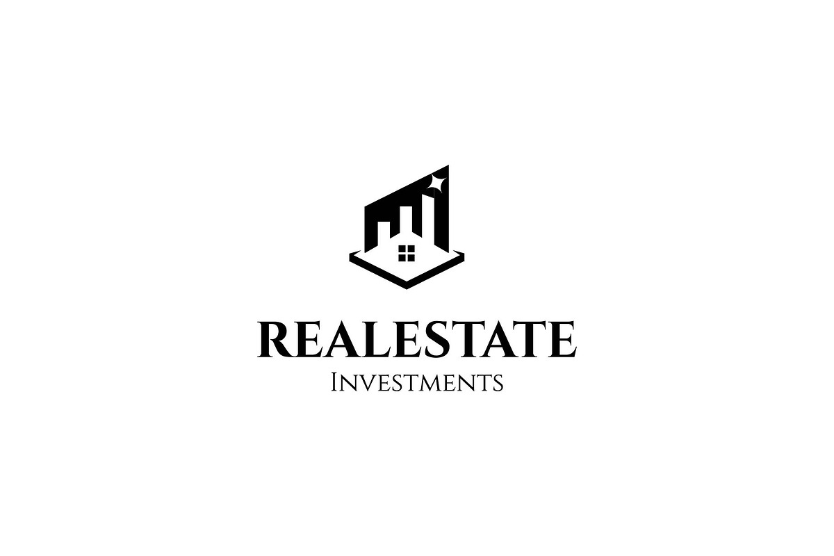 real estate building logo, a Branding & Logo Template by ZHR Creative