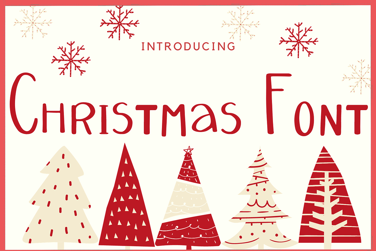 Christmas Font, a Handwritten Font by Akrinity Digital (Photo 1 of 4)