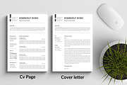 Resume With Cover Letter, a Resume Template by Blackcloud_Creations (Thumbnail 6 of 7)
