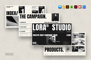 Creative Brief Campaign Presentation, a Presentation Template by Olion Lora