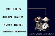 Vintage Baking Sublimation Clipart, an Illustration by SVGArt (Thumbnail 8 of 8)