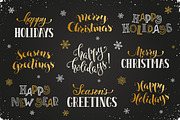 Christmas and New Year phrases set, an Object Graphic by Olly Molly (Thumbnail 5 of 5)