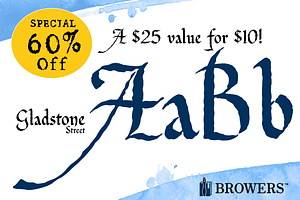 Gladstone Street Font - 60% Off