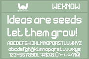 Enter Action font, a Font by weknow (Thumbnail 5 of 8)