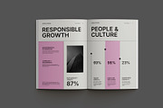 White Pink Annual Report, a Brochure Template by Neermana (Thumbnail 4 of 10)