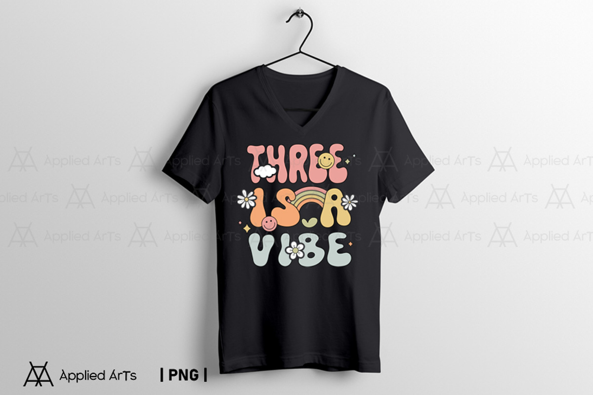 Groovy 3rd Birthday, Three is a Vibe, an Object Graphic by Applied Arts (Photo 2 of 4)