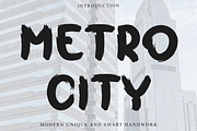 Metro City, a Script Font by InermediaSTUDIO (Thumbnail 1 of 8)