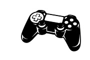 set of gaming controller silhouettes, an Illustration by Amazin_art (Thumbnail 2 of 41)