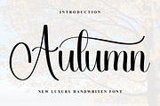 Autumn, a Handwritten Font by InermediaSTUDIO (Thumbnail 1 of 8)