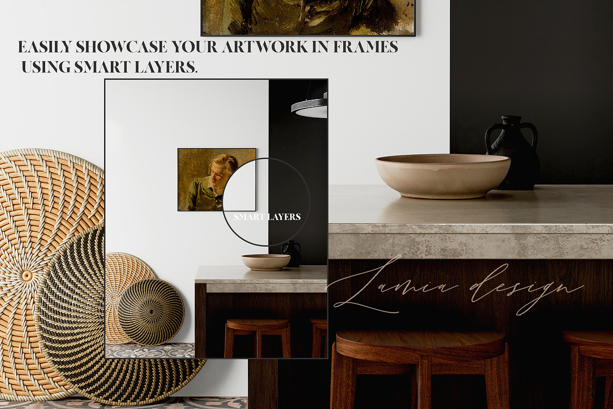 RIO Room & FRAME MOCKUP, a Household Mockup by LAMIA DESIGN (Photo 4 of 13)