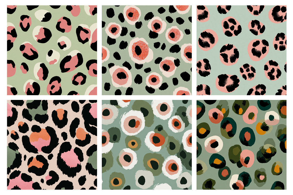 Leopard Print Digital Paper Bundle, a Pattern Graphic by DreamArtGraphic (Photo 3 of 5)