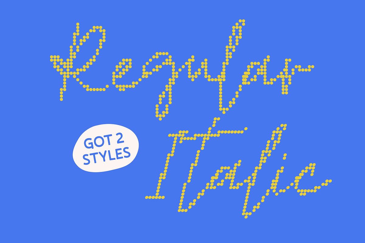 CS Mileya Disco, a Script Font by Craft Supply Co. (Photo 5 of 8)