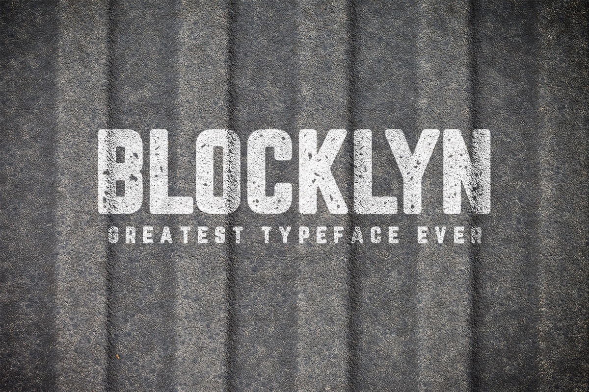 Blocklyn Font Family + Mockups, a Sans Serif Font by Design Panoply (Photo 10 of 10)